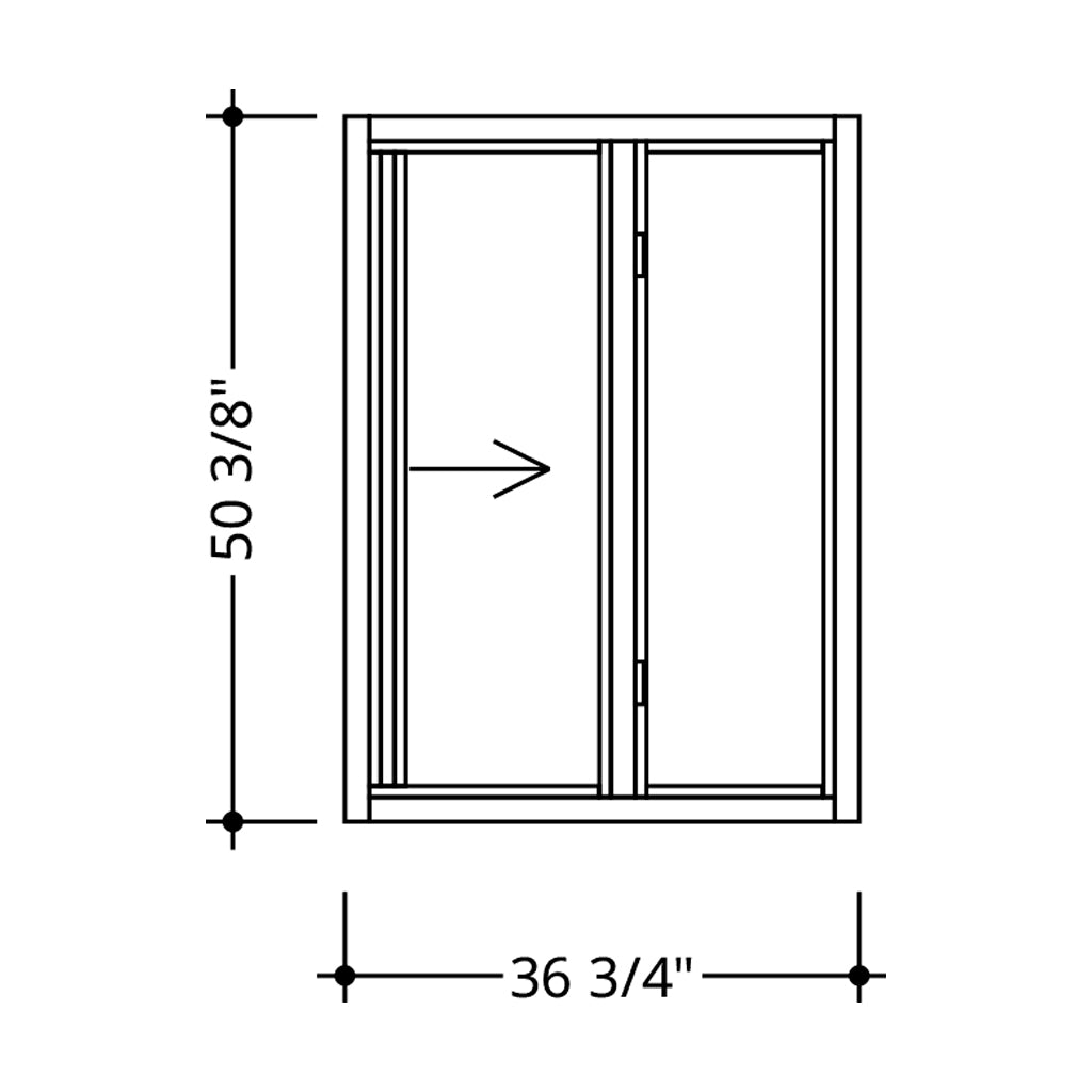 Impact Horizontal Roller Window 36 3/4" X 50 3/8"
