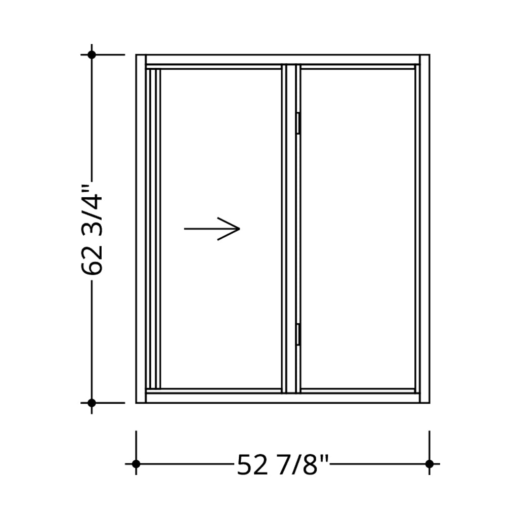 Impact Horizontal Roller Window 52 7/8" X 62 3/4" MARK 35