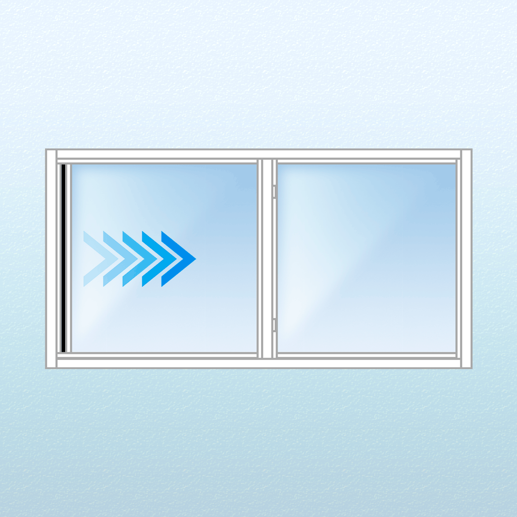 Impact Horizontal Roller Window 73.3/4" X 38 1/8"