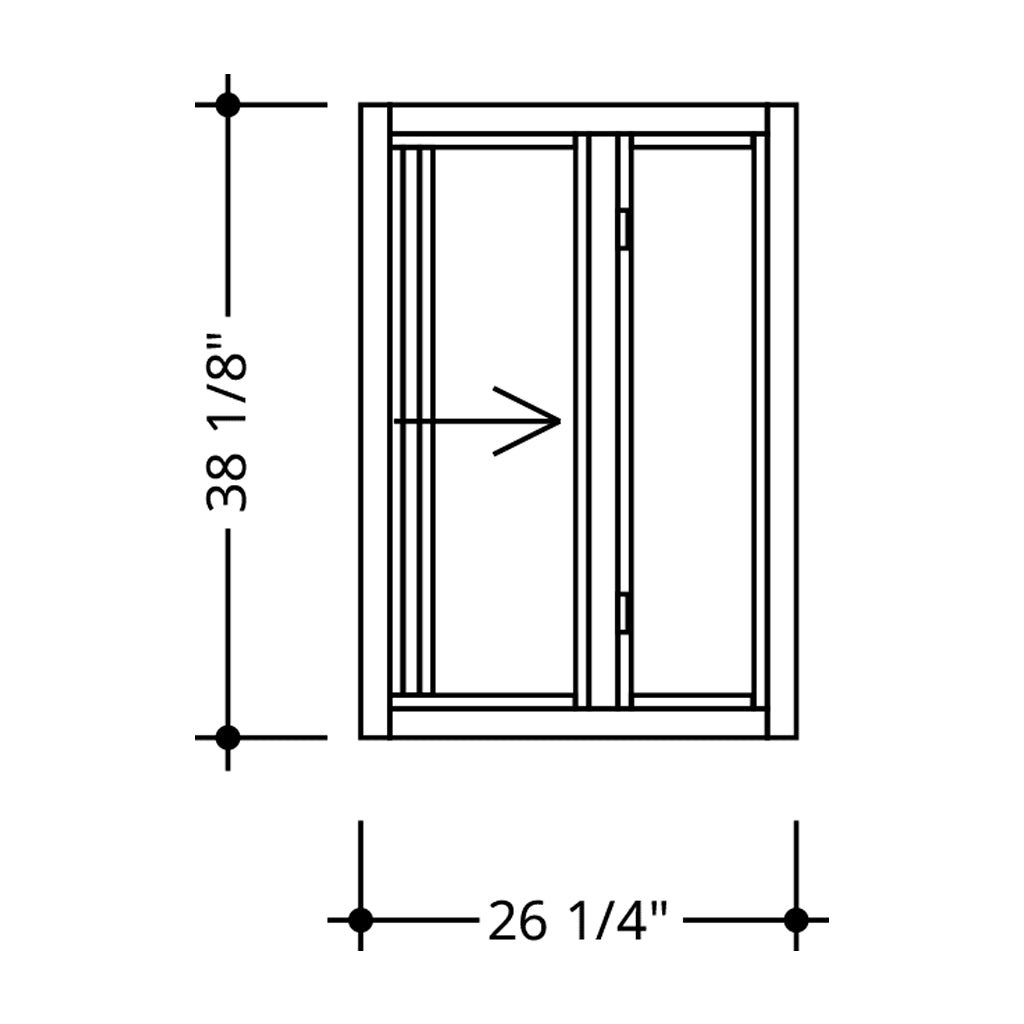 Impact Horizontal Roller Window 26 1/4" X 38 1/8"
