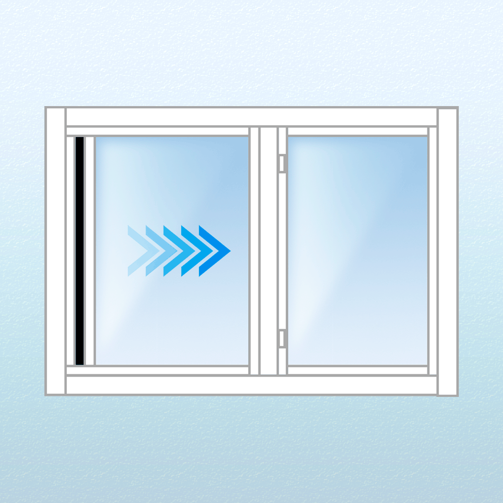 Impact Horizontal Roller Window 36 3/4" X 25 3/4" PRIVACY
