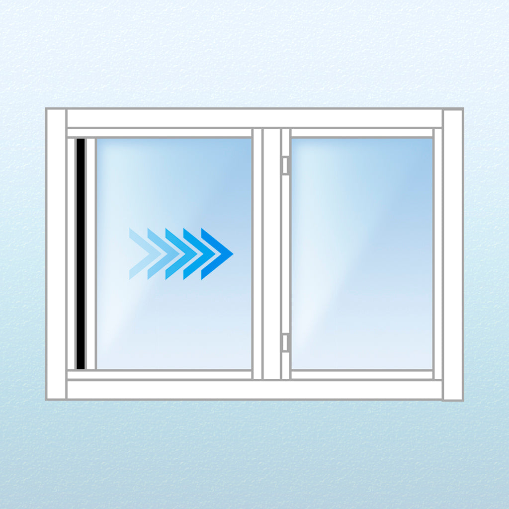 Impact Horizontal Roller Window 36 3/4" X 25 3/4" PRIVACY